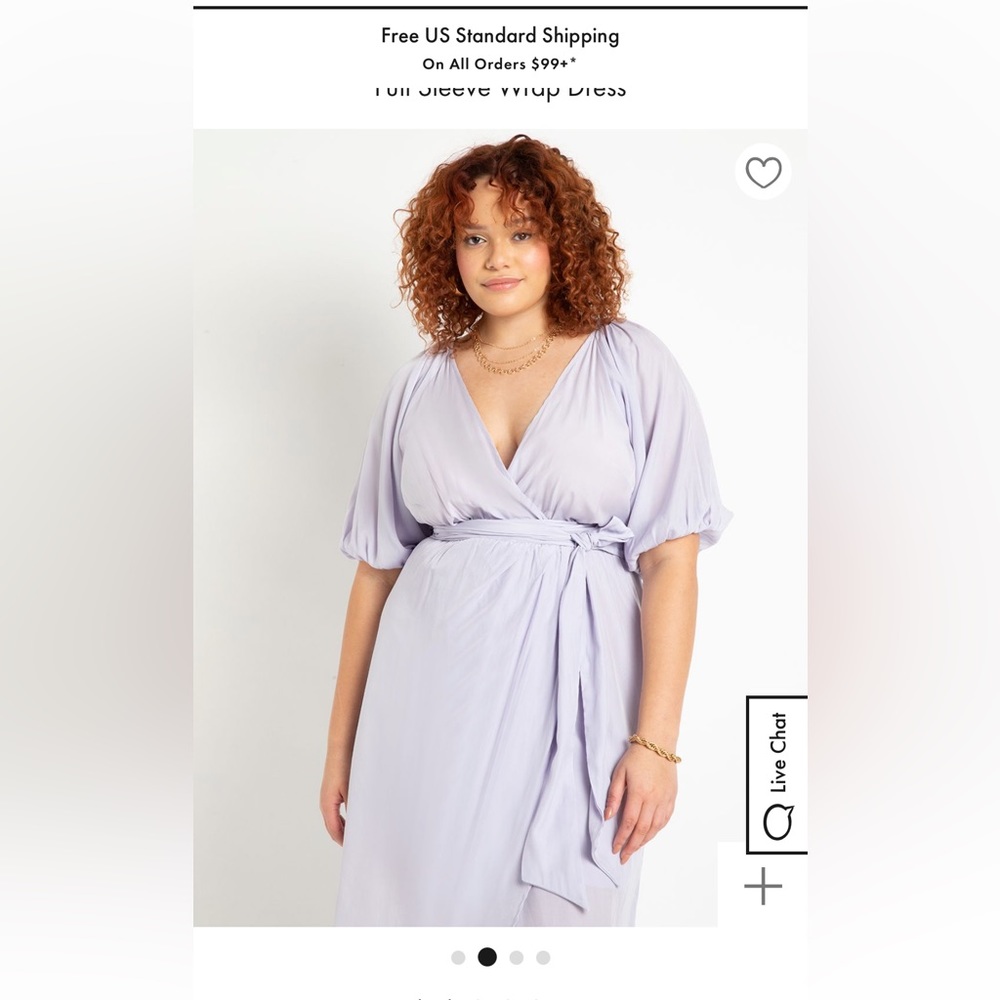 Eloquii wrap dress, new with tags!